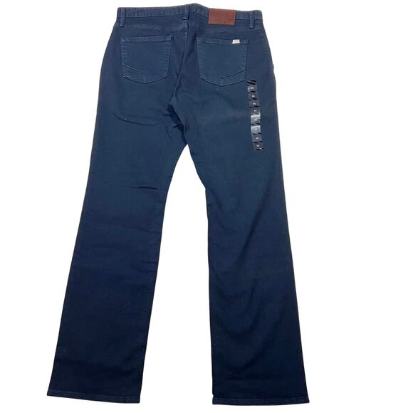 Vans Off the Wall Chino Pants 32x30 Navy Blue Modern Fit Mid Rise New - Picture 2 of 10